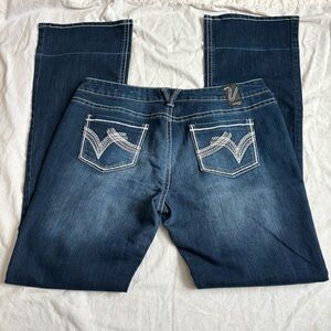 Vanity Women's Dark Blue Boot Cut Jeans